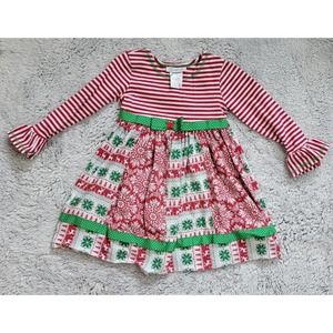 Bonnie Jean Christmas Dress Size 4